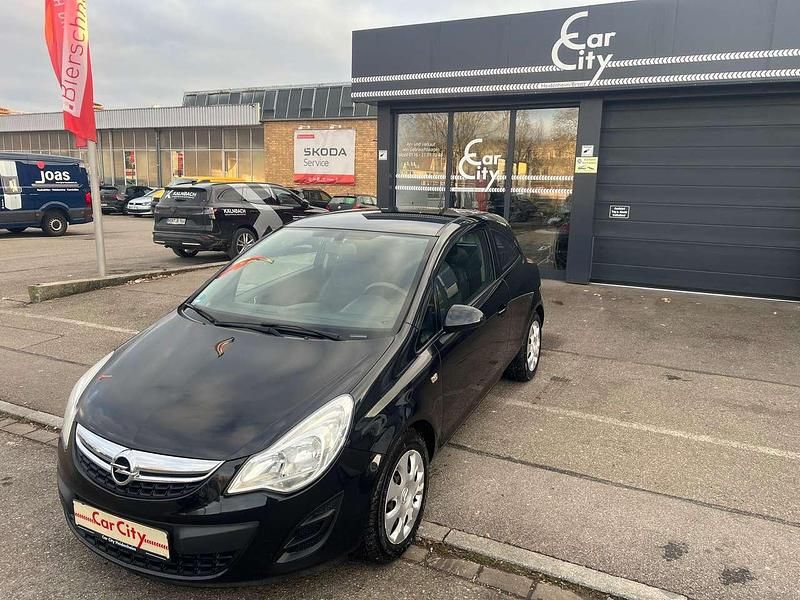 Gebraucht Opel Corsa Edition 69 PS (50 kW) 2012 Karbonschw graphitschw midnigh Kleinwagen