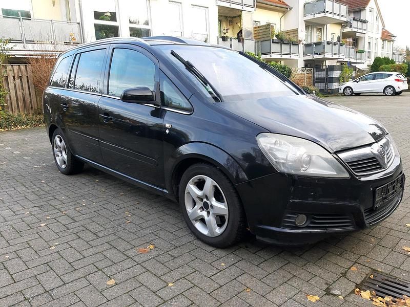 Schwarz Gebraucht 2008 Opel Zafira Van / Kleinbus | 1.000 € (Guter Preis) - Bild 1/4