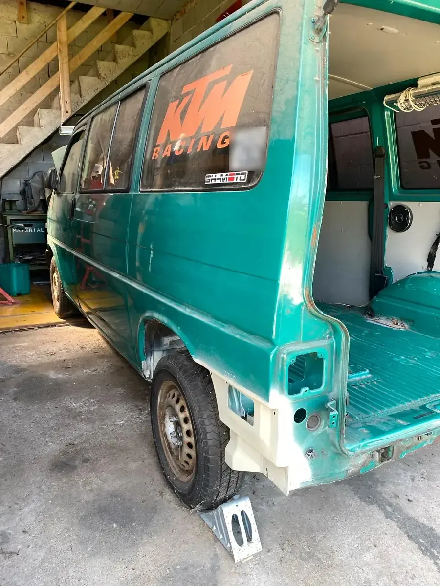 Usado VW T4 102 HP (75 kW) 2003 Verde Van