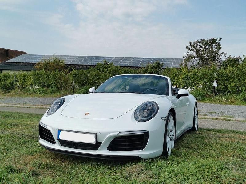 Weiß Gebraucht 2017 Porsche 911 Carrera 4S Cabriolet Cabrio | 99.500 € (Superpreis) - Bild 1/4