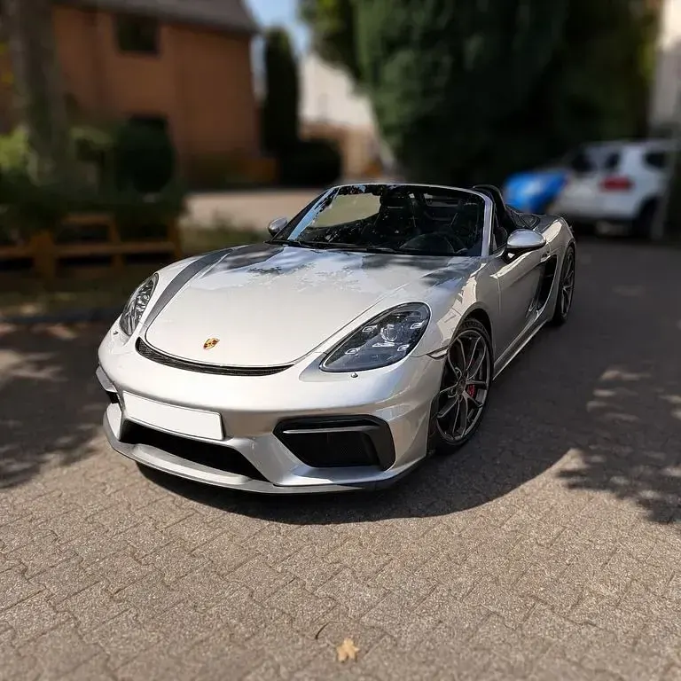 Gebraucht Porsche 718 Spyder 420 PS (308 kW) 2022 Silber Cabrio