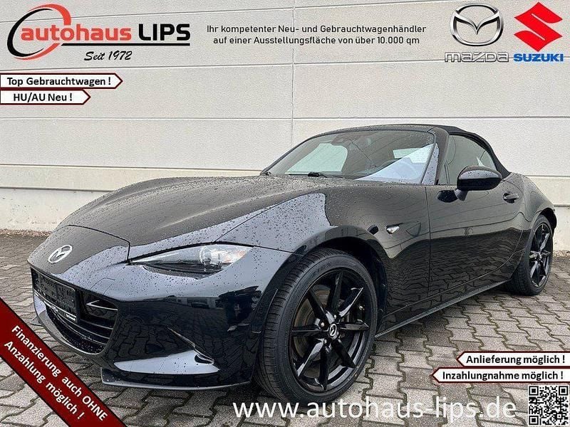 Jet black Gebraucht 2018 Mazda MX5 Signature Cabrio | 20.990 € (Fairer Preis) - Bild 1/4