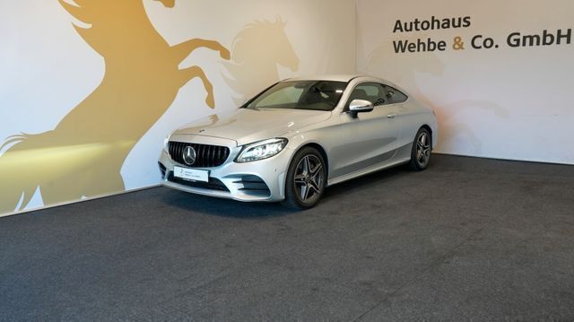 Iridiumsilber metalliclack Gebraucht 2021 Mercedes C300 AMG Coupé | 37.900 € (Superpreis) - Bild 1/4