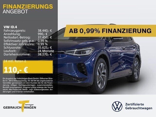 Blau Gebraucht 2023 VW ID.4 GTX SUV | 40.520 € (Teuer) - Bild 1/4