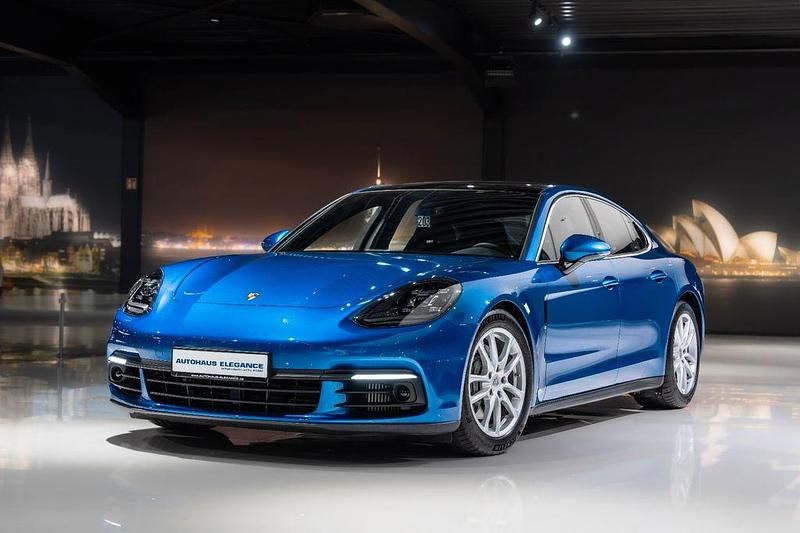 Blau Gebraucht 2017 Porsche Panamera 4S Limousine | 62.980 € (Superpreis) - Bild 1/4