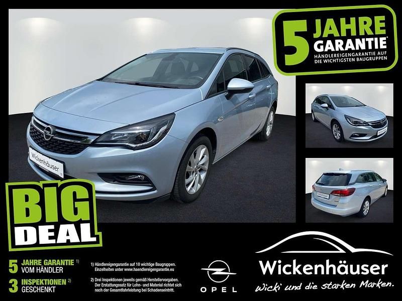 Diamant blau(m2) / diam silb Gebraucht 2018 Opel Astra Kombi | 12.490 € (Etwas zu teuer) - Bild 1/4