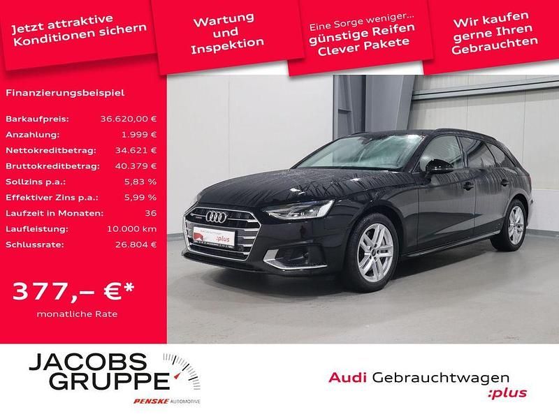 Brillantschwarz Gebraucht 2023 Audi A4 Advanced Plus Kombi | 36.620 € (Fairer Preis) - Bild 1/4