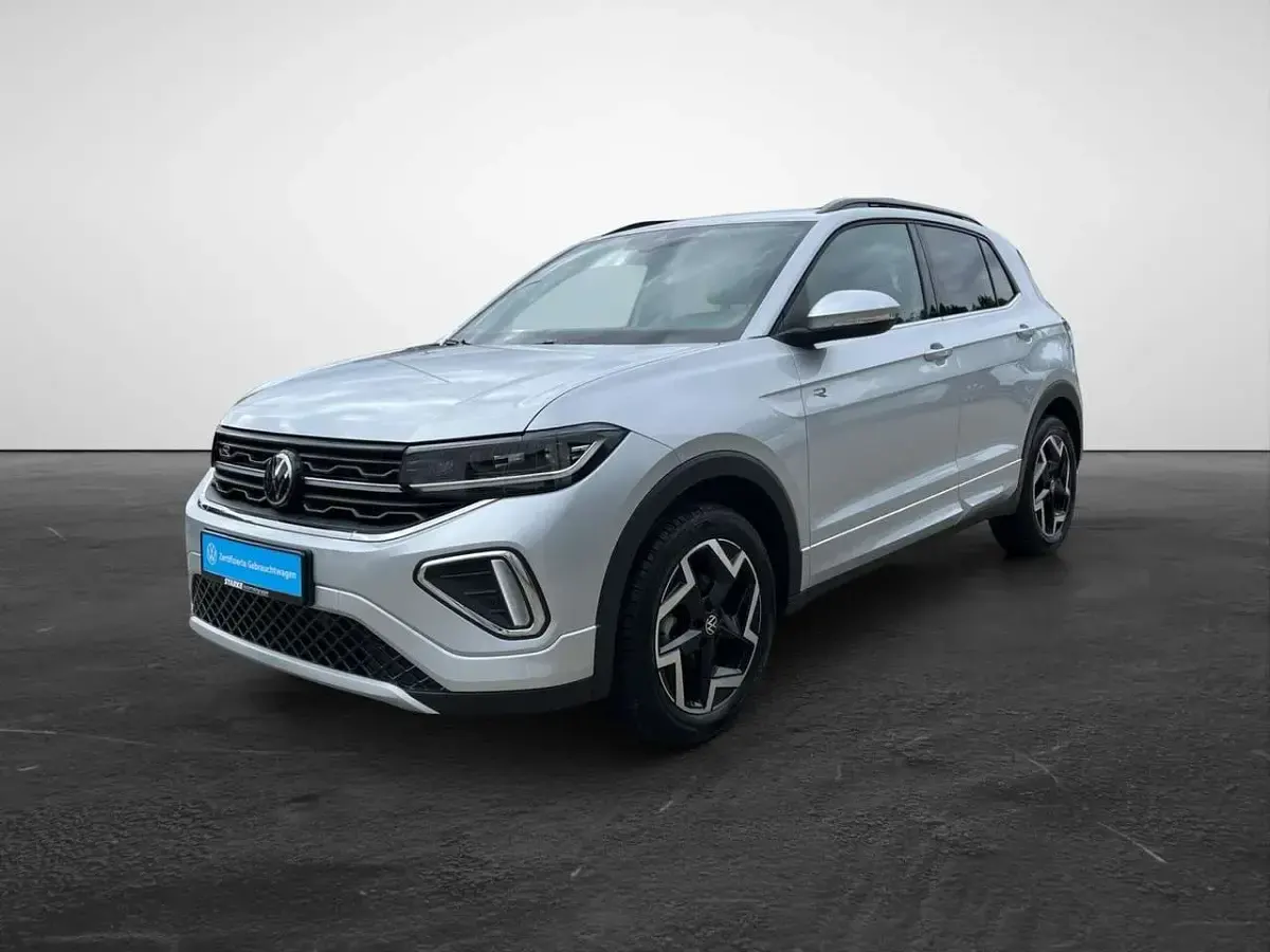 Gebraucht VW T-Cross R-line 116 PS (85 kW) 2025 Grau (ascotgrau) SUV