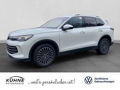 Oryxweiß perlmutteffekt Gebraucht 2025 VW Tiguan Elegance SUV | 47.830 € - Bild 1/3
