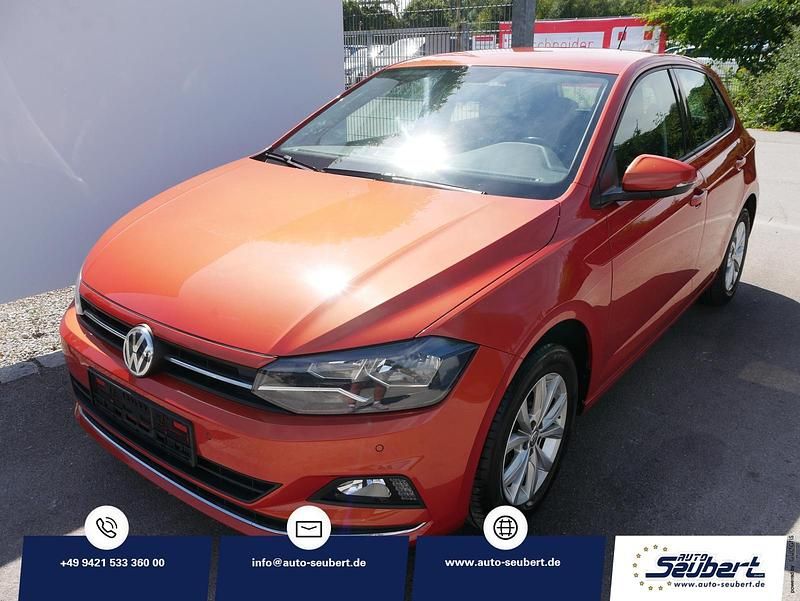Orange Gebraucht 2018 VW Polo Highline Kleinwagen | 9.990 € (Guter Preis) - Bild 1/4