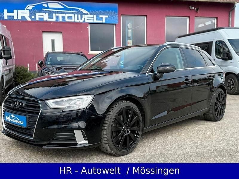 Schwarz Gebraucht 2018 Audi A3 Sportback Sport Limousine | 13.980 € (Guter Preis) - Bild 1/4