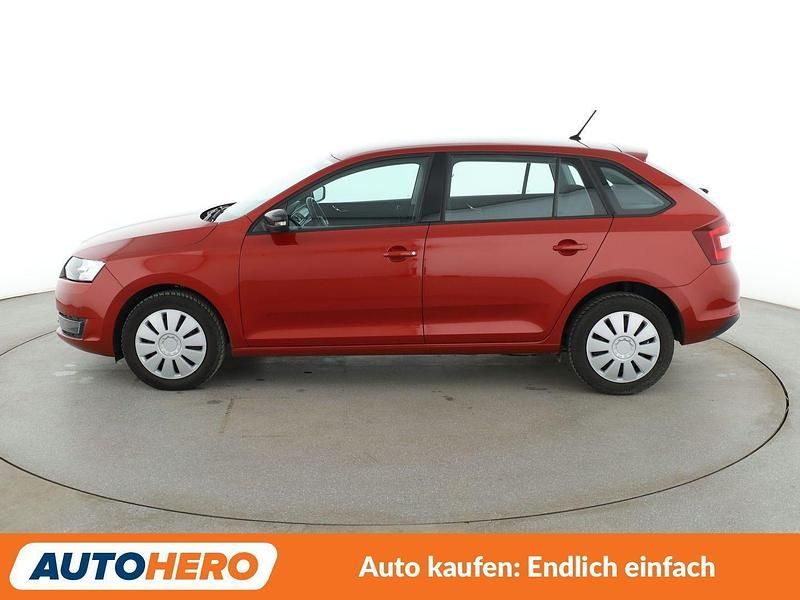 Gebraucht Skoda Rapid Style 125 PS (91 kW) 2017 Rot Kleinwagen