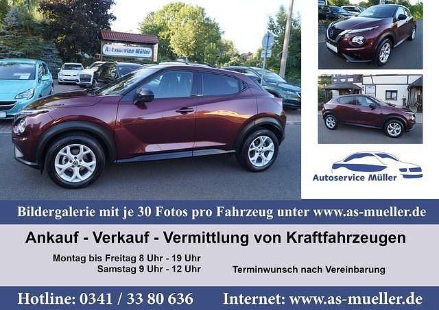 Bordeaux (metallic) Gebraucht 2021 Nissan Juke SUV | 16.950 € (Superpreis) - Bild 1/4