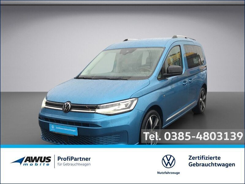 Gebraucht VW Caddy Style 122 PS (89 kW) 2020 Blau Van / Kleinbus