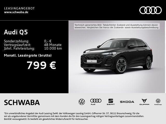 Schwarz Neu 2025 Audi Q5 S-Line SUV | 72.890 € (Teuer) - Bild 1/4