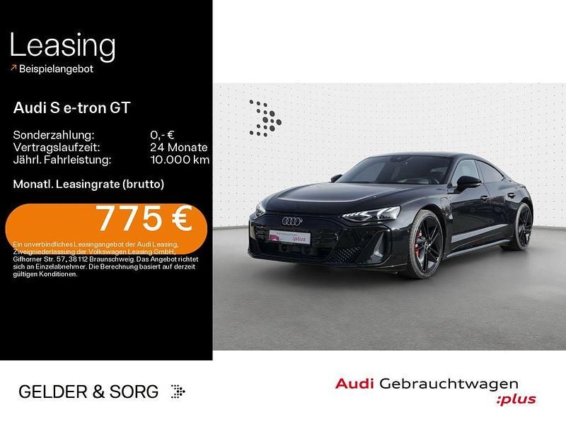 Schwarz Gebraucht 2025 Audi e-tron GT quattro Sport Limousine | 98.480 € (Guter Preis) - Bild 1/4