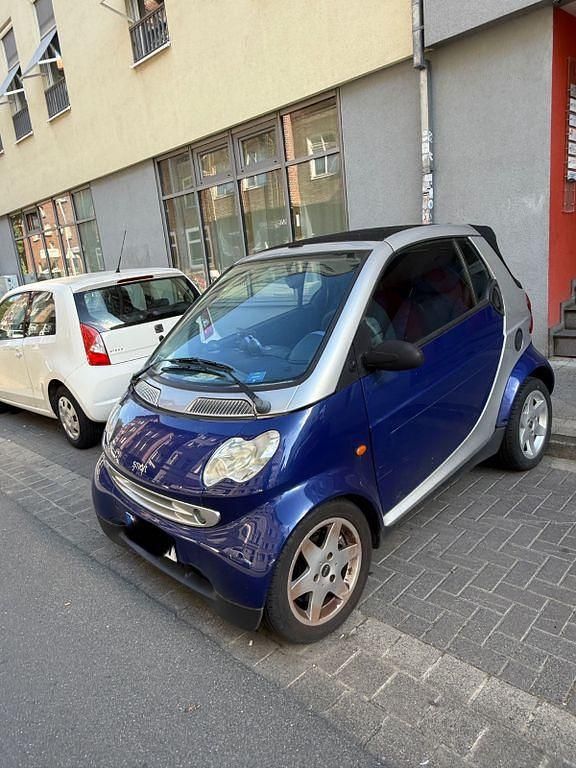 Blau Gebraucht 2000 Smart ForTwo Cabrio Cabrio | 1.900 € (Fairer Preis) - Bild 1/4