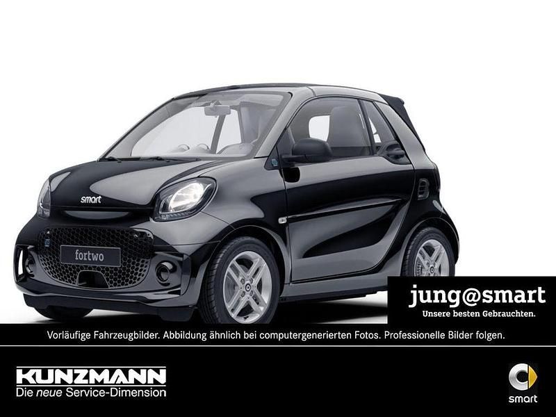 Schwarz Gebraucht 2022 Smart ForTwo Electric Drive Cabrio | 13.770 € (Fairer Preis) - Bild 1/4
