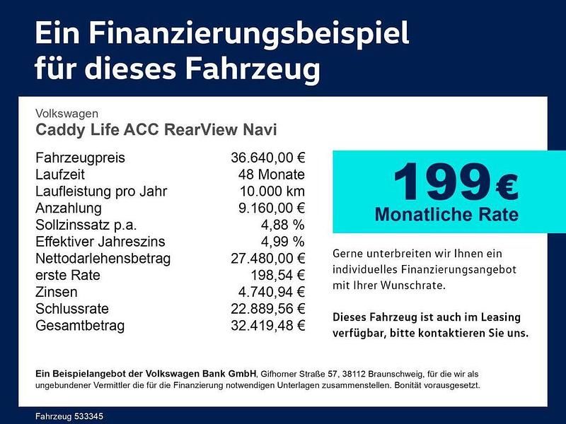 Gebraucht VW Caddy Life 116 PS (85 kW) 2025 Grau Van / Kleinbus