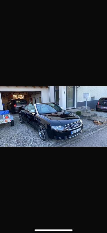 Schwarz Gebraucht 2005 Audi S4 Cabriolet Cabrio | 12.500 € (Fairer Preis) - Bild 1/4