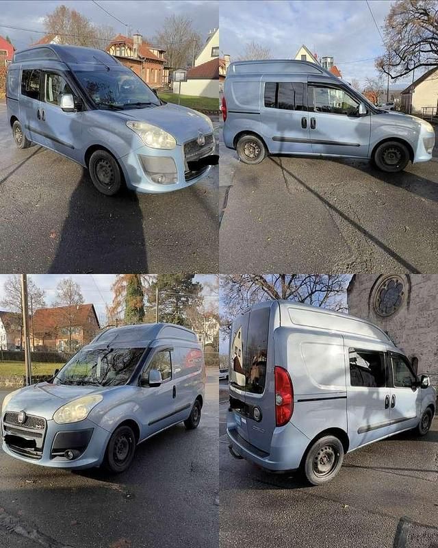 Gebraucht Fiat Doblò 101 PS (74 kW) 2010 Blau Van / Kleinbus