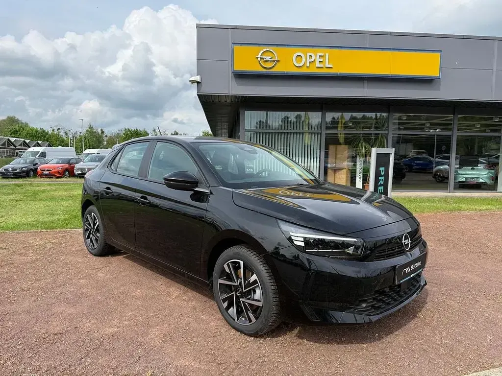 Neu Opel Corsa Edition 101 PS (74 kW) 2026 Lackierung schwarz perla nera/typ aussenverkleidung metalliclackierung Kleinwagen