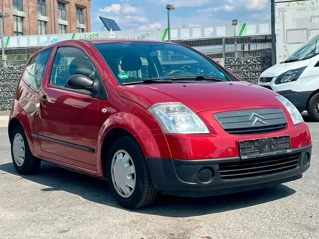 Gebraucht Citroën C2 Advance 60 PS (44 kW) 2007 Rot Kleinwagen