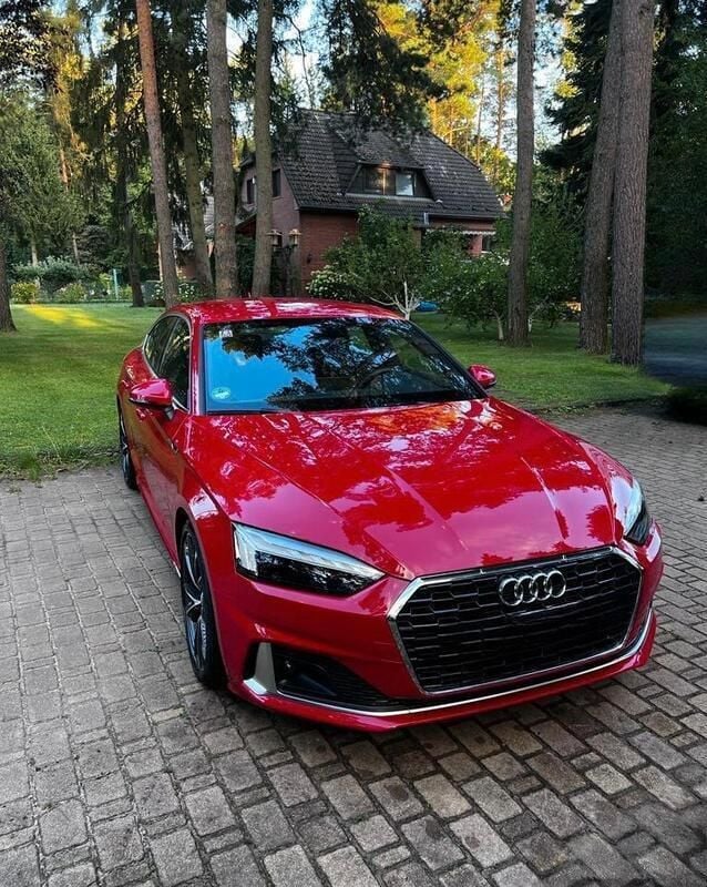 Rot Gebraucht 2020 Audi A5 Sportback Advanced Limousine | 29.500 € (Etwas zu teuer) - Bild 1/4