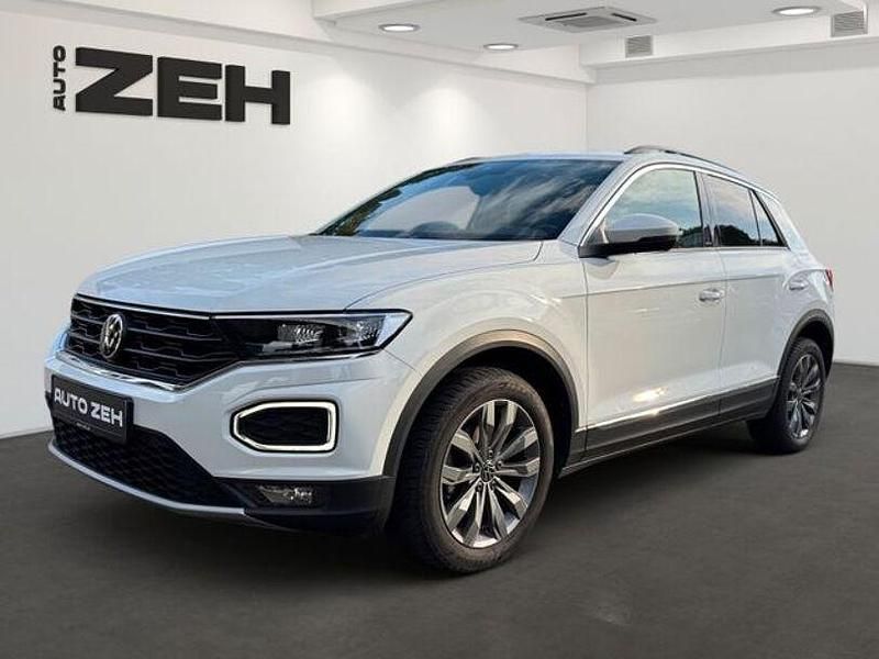 Pure white Gebraucht 2021 VW T-Roc Sportline SUV | 22.900 € (Fairer Preis) - Bild 1/4