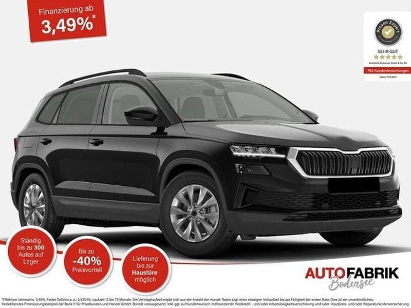 Neu Skoda Karoq Selection 150 PS (110 kW) 2025 Blackmagic perleffekt SUV