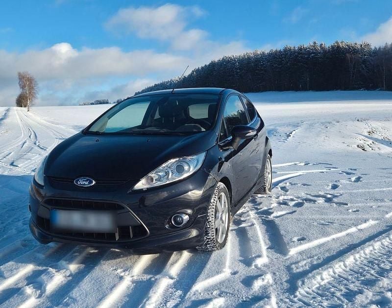 Schwarz Gebraucht 2009 Ford Fiesta Sport Limousine | 2.495 € (Superpreis) - Bild 1/4