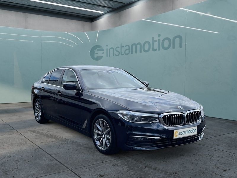 Blau Gebraucht 2020 BMW 520 Sport Line Limousine | 30.390 € (Fairer Preis) - Bild 1/3