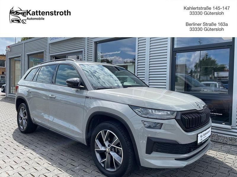 Grau Gebraucht 2021 Skoda Kodiaq SportLine SUV | 20.890 € - Bild 1/4