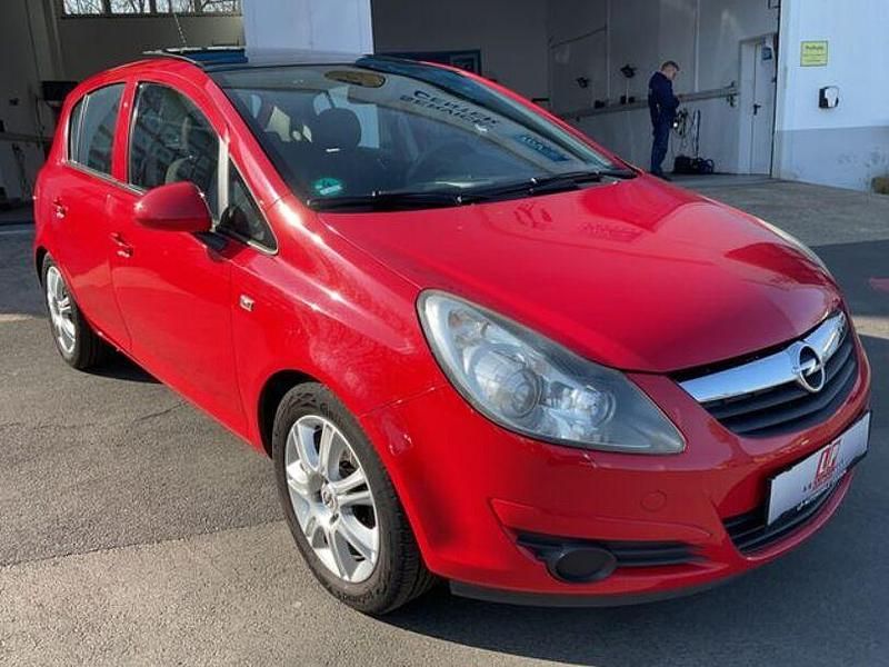Gebraucht Opel Corsa Edition 80 PS (58 kW) 2008 Rot Kleinwagen