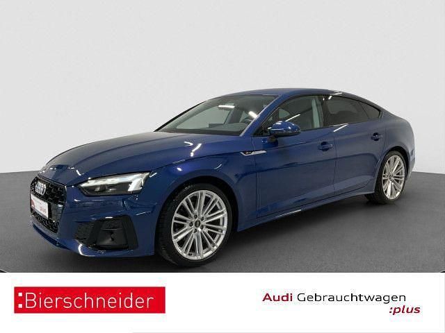 Blau Gebraucht 2024 Audi A5 Sportback S-Line Kleinwagen | 43.950 € (Etwas zu teuer) - Bild 1/3