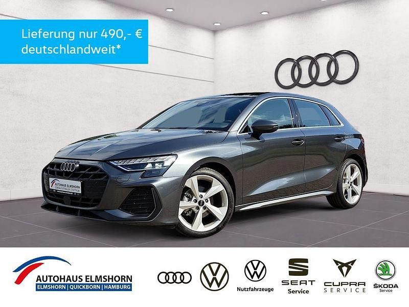 Daytonagrau perleffekt Gebraucht 2024 Audi A3 Sportback S-Line Kleinwagen | 36.950 € (Guter Preis) - Bild 1/3