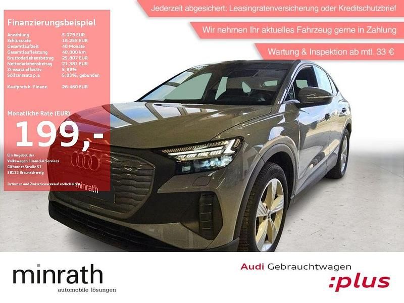 Kieselgrau Gebraucht 2022 Audi Q4 Sportback e-tron Ambiente SUV | 26.460 € (Guter Preis) - Bild 1/4
