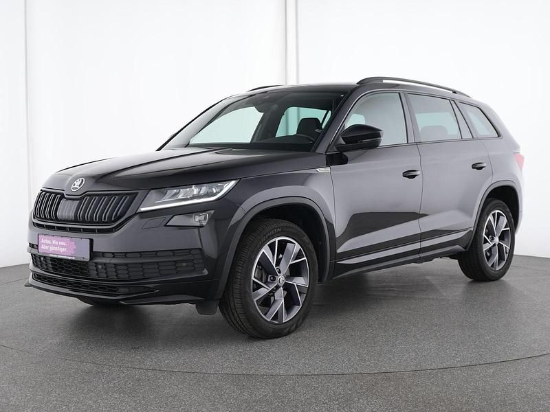 Schwarz Gebraucht 2021 Skoda Kodiaq SportLine SUV | 35.416 € (Fairer Preis) - Bild 1/4