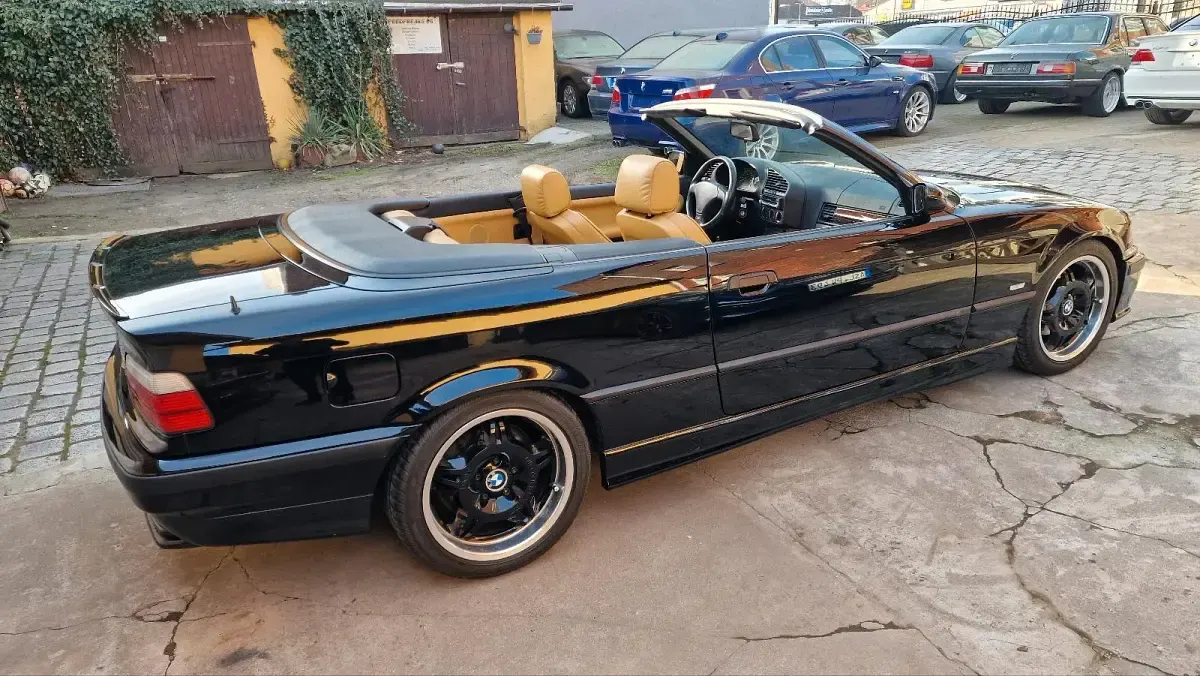 Gebraucht BMW 320 Cabriolet 1997 Schwarz Cabrio