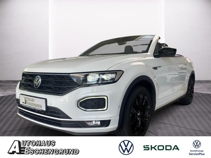 Pure white schwarz Gebraucht 2021 VW T-Roc R-line SUV | 28.487 € (Fairer Preis) - Bild 1/4