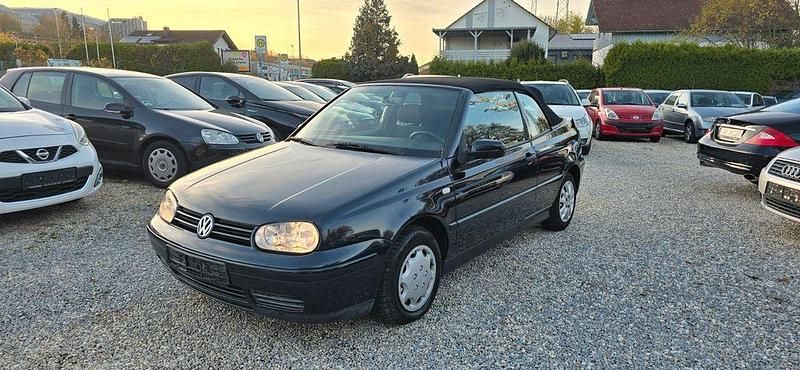 Schwarz Gebraucht 2002 VW Golf Cabriolet Cabrio | 1.900 € (Fairer Preis) - Bild 1/4