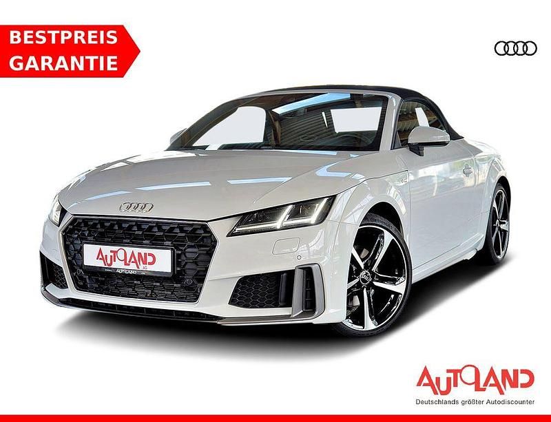 Weiß Gebraucht 2022 Audi TT Roadster S-Line Cabrio | 38.490 € (Etwas zu teuer) - Bild 1/4