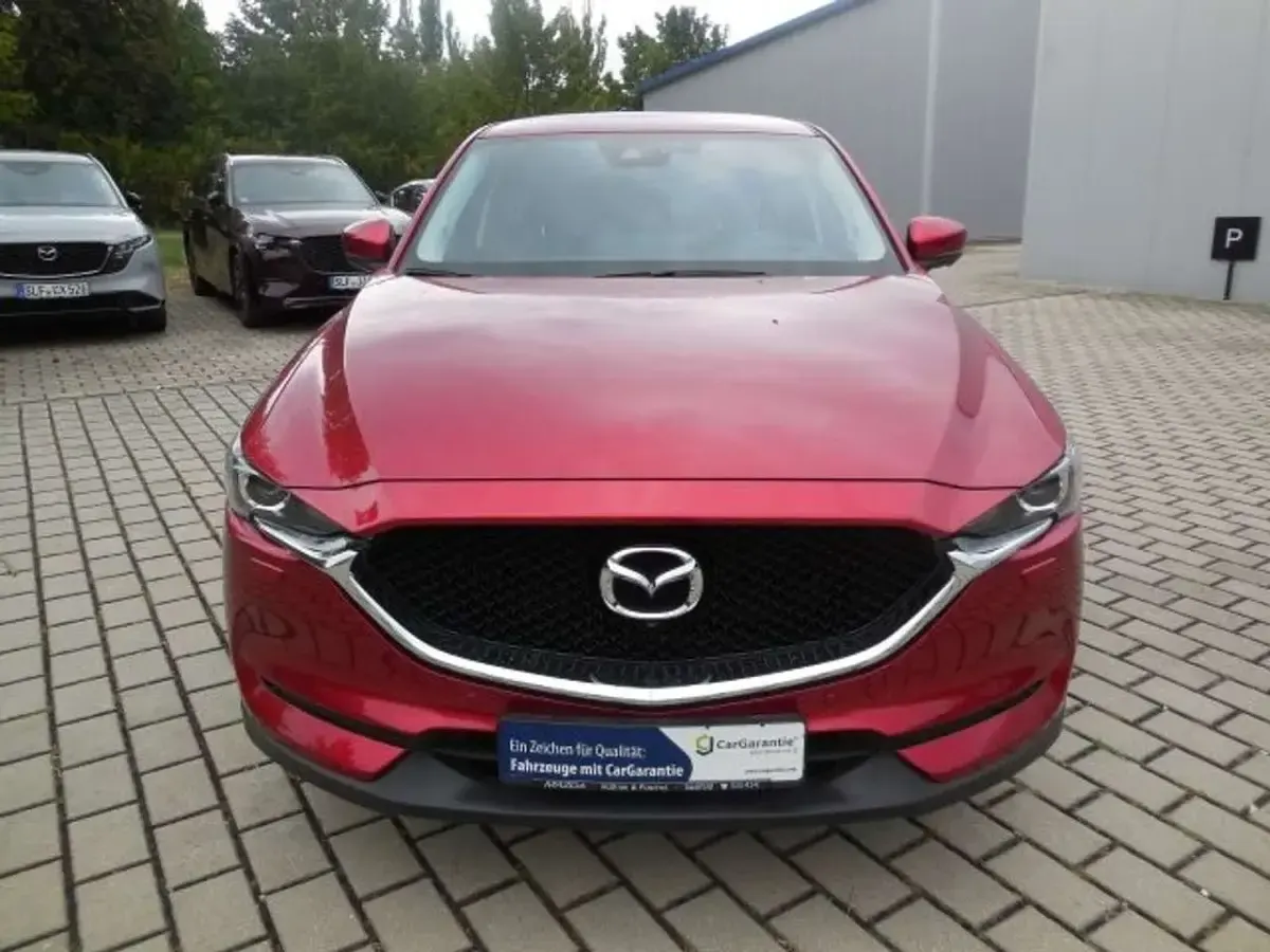 Gebraucht Mazda CX-5 Ad'Vantage 184 PS (135 kW) 2021 Magmarot metallic SUV