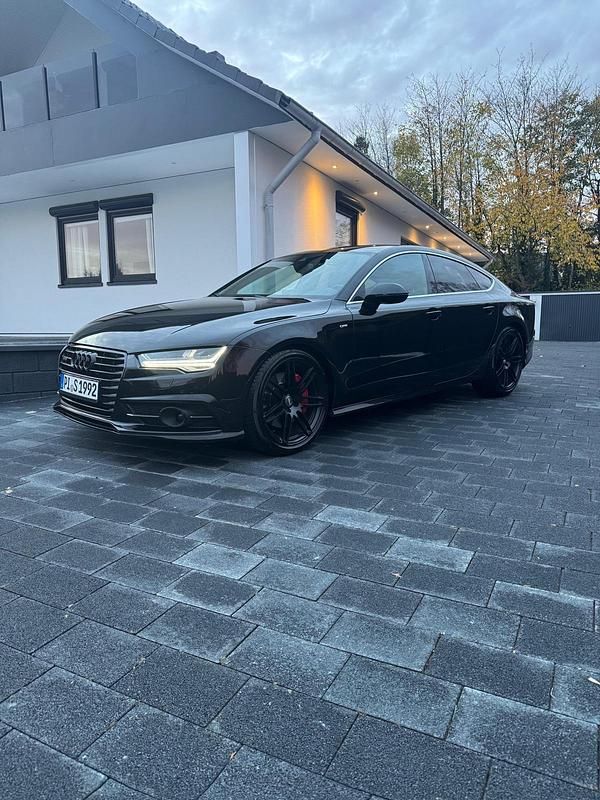 Schwarz Gebraucht 2018 Audi A7 S-Line Limousine | 22.000 € (Guter Preis) - Bild 1/4