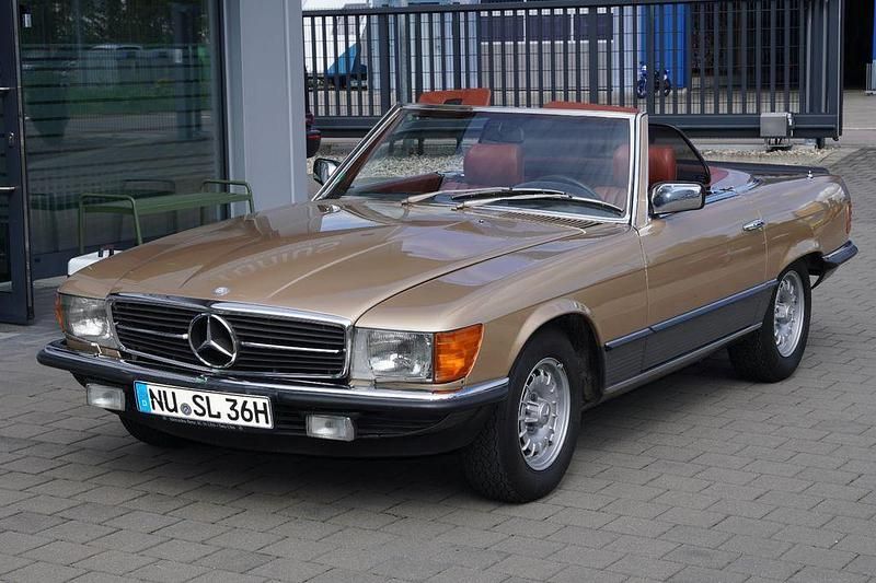 Gebraucht Mercedes SL500 241 PS (177 kW) 1981 Gold Cabrio