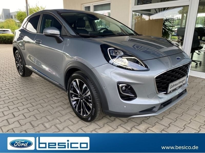 Solarsilber Gebraucht 2023 Ford Puma Titanium X Coupé | 22.390 € (Fairer Preis) - Bild 1/4