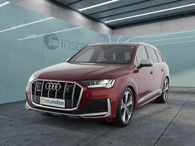 Rot Gebraucht 2021 Audi SQ7 Sport SUV | 81.440 € - Bild 1/2
