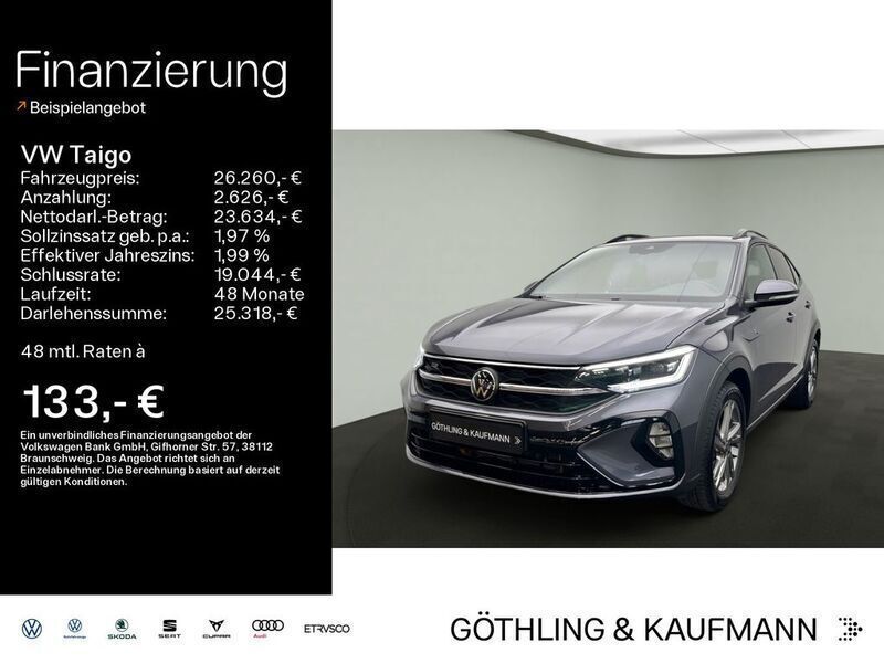 Rauchgrau metallic Gebraucht 2024 VW Taigo R-line SUV | 26.530 € (Fairer Preis) - Bild 1/4