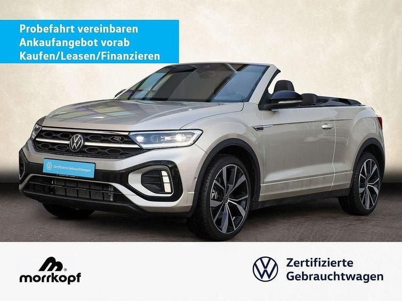 Gebraucht VW T-Roc Cabriolet R-line 150 PS (110 kW) 2025 Ivory silver (silber), metallic Cabrio