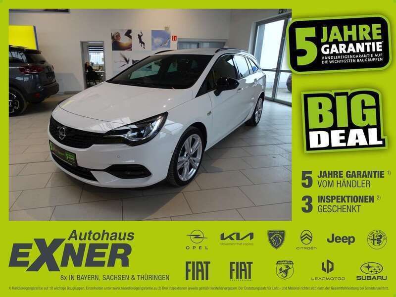 Schneeweiß Gebraucht 2021 Opel Astra Ultimate Kombi | 15.490 € (Fairer Preis) - Bild 1/4